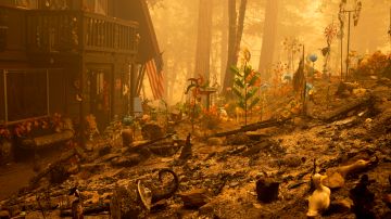 Imagen de los desastres que dejan a su paso los incendios en California.