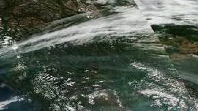 El humo de los incendios de California viajó hasta Nueva York.