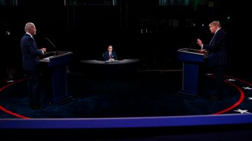 Las interrupciones protagonizaron el primer debate presidencial.