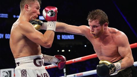 Recuerdo de la segunda batalla entre Canelo y Golovkin.