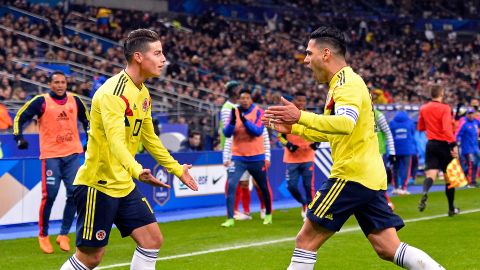 Falcao y James colombia