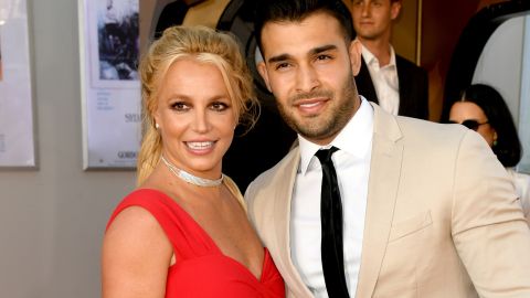 Britney Spears y Sam Asghari.