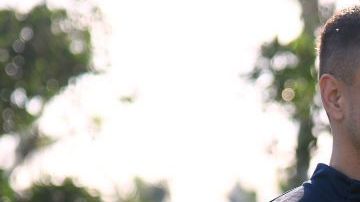 Javier 'Chicharito' Hernández en un entrenamiento con Los Ángeles Galaxy.