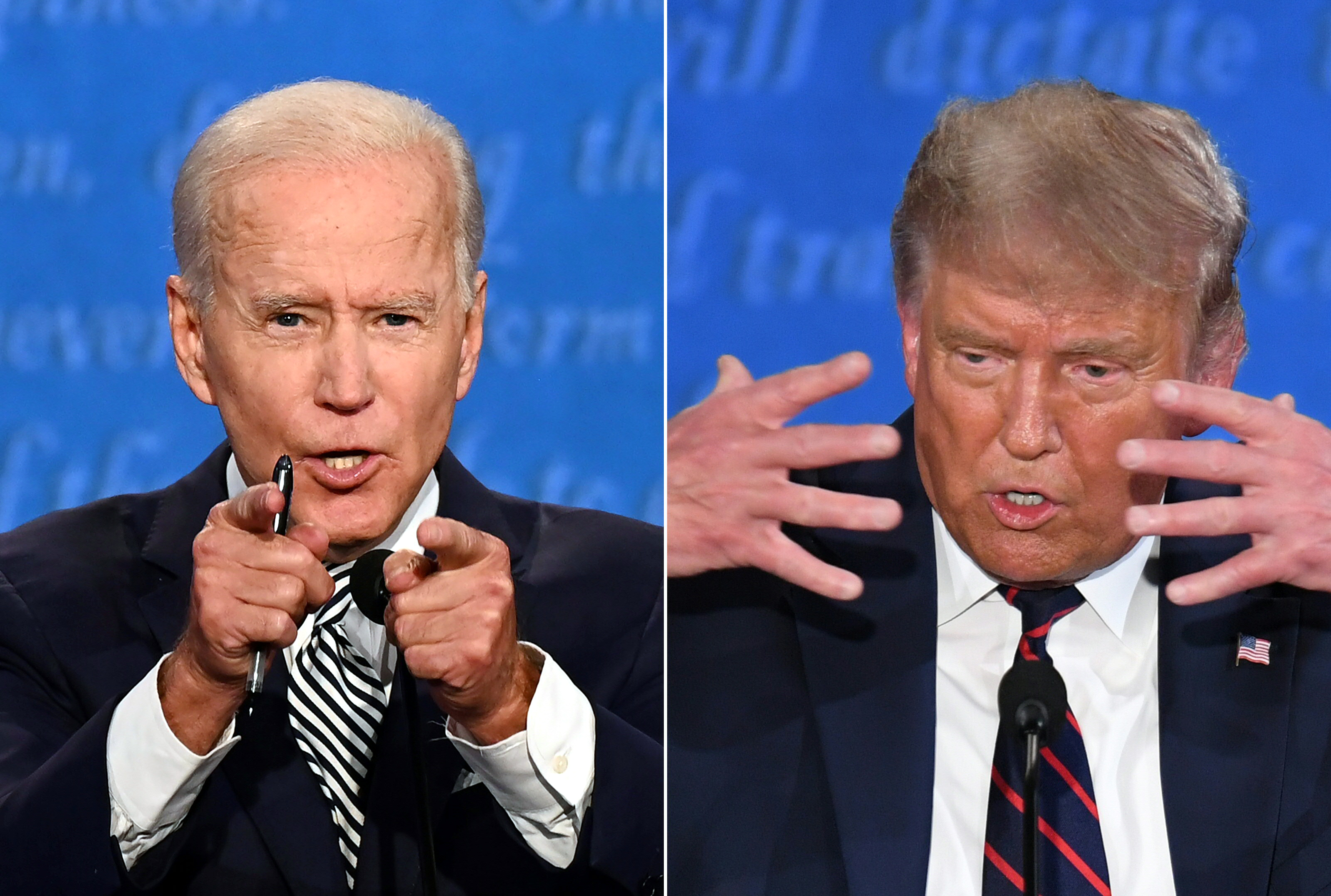 El Primer Debate Entre Trump Y Biden Fue De Ataques Feroces Y Con ...