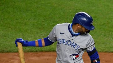 Imagen tomada segundos después del impacto de la bola.