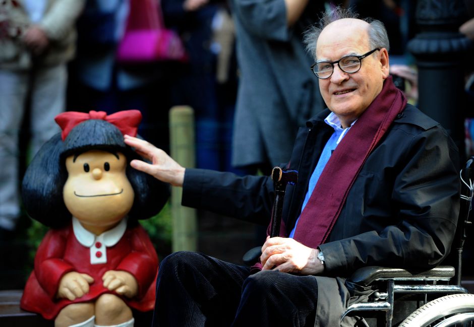 Murió Quino, el legendario ilustrador creador de Mafalda