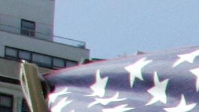 Las banderas de Estados Unidos y México.