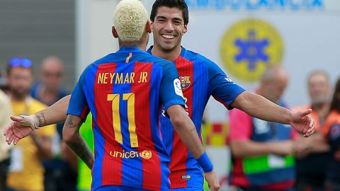 Neymar y Luis Suárez en su paso por Barcelona.