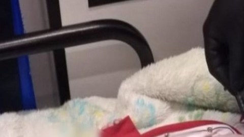 Hallan a bebito recién nacido abandonado dentro de caja, se estaba congelando