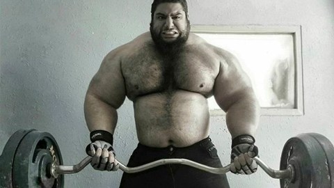 Sajad Gharibi, el Hulk Iraní.