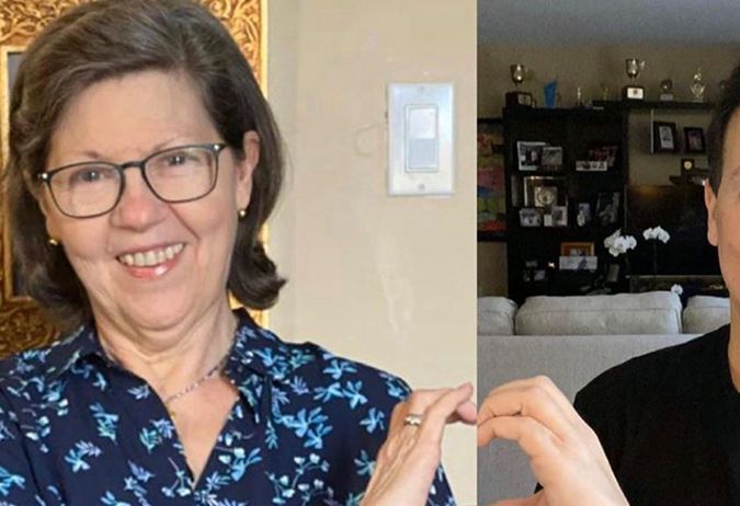 Raúl González con su madre Estrella