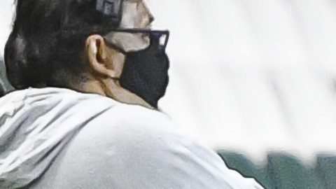 Zaldívar tuvo que ser trasladado a un hospital.