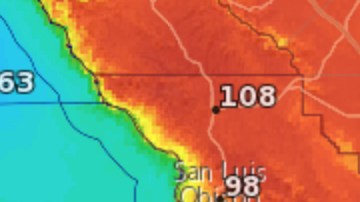 Pronóstico del domingo 6, el día más caliente de la semana.