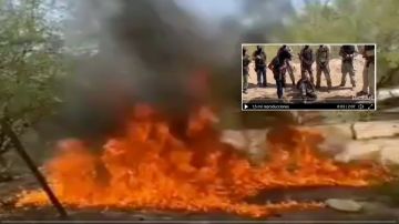 VIDEO: Narcos queman vivo a supuesto integrante de Grupo Delta