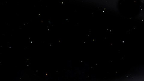La ilustración muestra un asteroide cercano a la Tierra como el asteroide 2020 SW viajando a través del espacio.