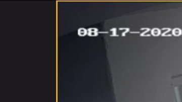 Captura de la cámara de seguridad donde se ve al hombre robando correspondencia.