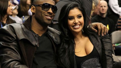 Vanessa Bryant junto a su difunto esposo Kobe Bryant.