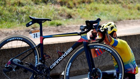 El ciclista colombiano Sergio Higuita.