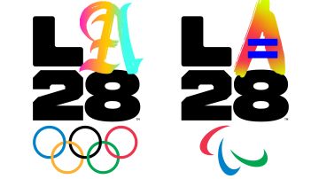 El logo dinámico de los Juegos Olímpicos de LA28.