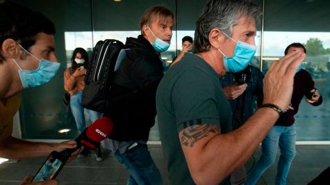 Jorge Messi, el padre de Leo está en Barcelona.