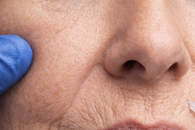 Tratamiento con rellenos dérmicos para arrugas alrededor de la boca y líneas periorales