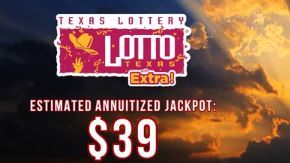 El premio gorde de la Lotería de Texas.