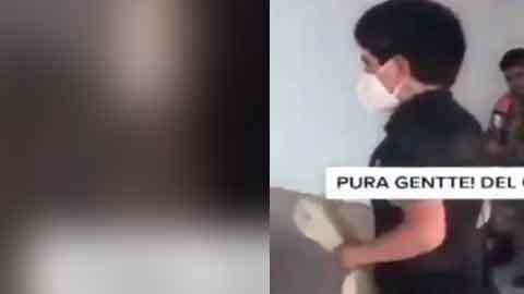 El menor se pasea frente a militares en Culiacán.