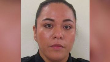 La oficial Simona Barrón, de 31 años.