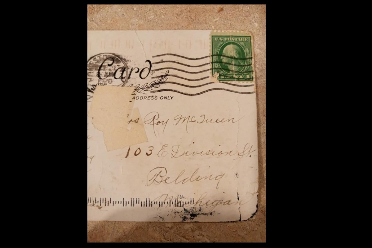 Postal Rellenada FOTO: Encontró en su buzón una postal enviada hace 100 años y esto es ...