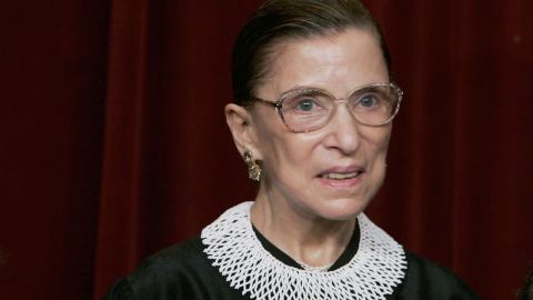 Ruth Bader Ginsburg.