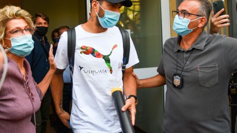 Luis Suárez presentó el examen en Perugia.