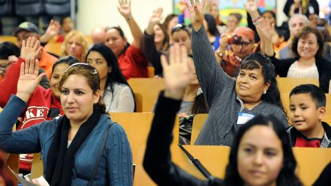 Padres de familia en LAUSD.