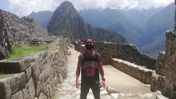 Jesse Katayama iba a visitar Machu Picchu en marzo pero se quedó varado debido al coronavirus.