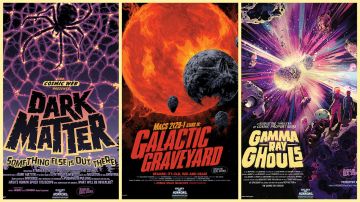 Los afiches de NASA por Halloween.