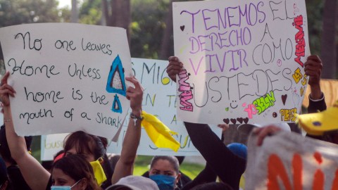 Denuncian que México está en las mismas condiciones que los países de los que huyen.