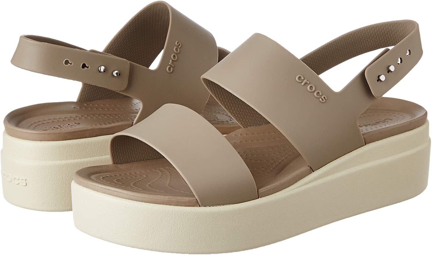 sandalias crocs plataforma