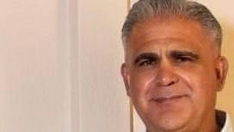 El bombero Frank Aguilar.