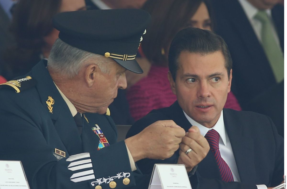 Salvador Cienfuegos fue nombrado por  Enrique Peña Nieto como titular de la Secretaría de la Defensa Nacional (Reforma)