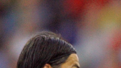 El árbitro Pierluigi Collina fue famoso por su calidad y su look calvo.