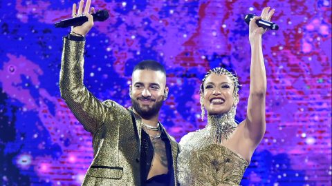 Jennifer López y Maluma.