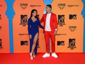 Georgina Rodríguez y Cristiano Ronaldo.