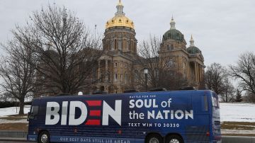 La campaña de Joe Biden usa estos autobuses en sus recorridos.