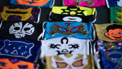 Máscaras de lucha libre mexicanas.