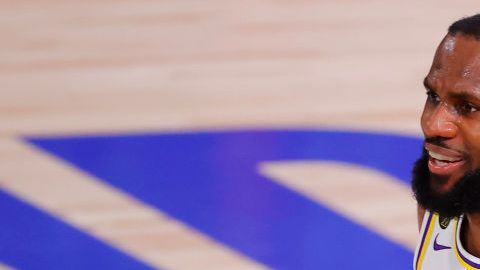 LeBron James, ídolo de los Lakers.