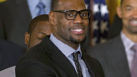 LeBron James y Barack Obama en 2012.