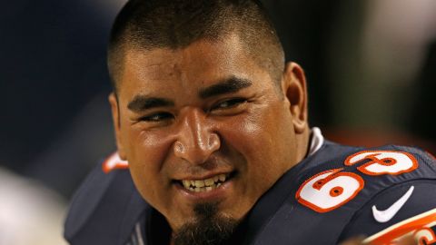 Roberto Garza jugó 214 partidos en la NFL como liniero.