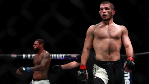 El peleador de UFC Khabib Nurmagomedov.