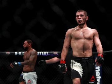 El peleador de UFC Khabib Nurmagomedov.