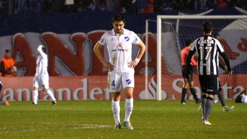 Jorge Fucile en su paso por el Nacional de Uruguay.
