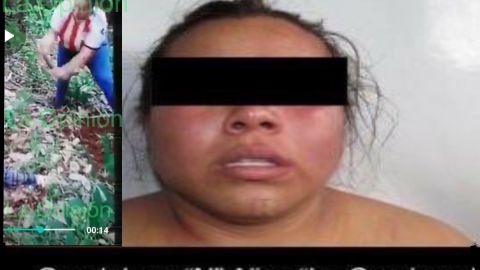 La Carnicera del CJNG, en videos aparece cortando a víctimas
